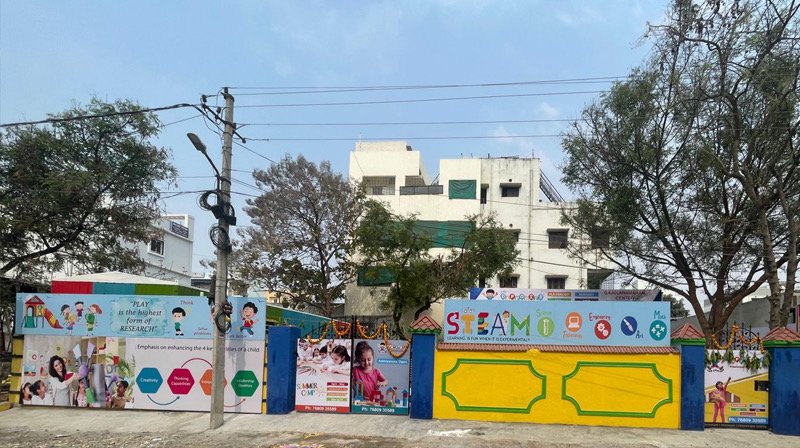 Children at Little Daffodils Preschool Yella Reddy Guda branch